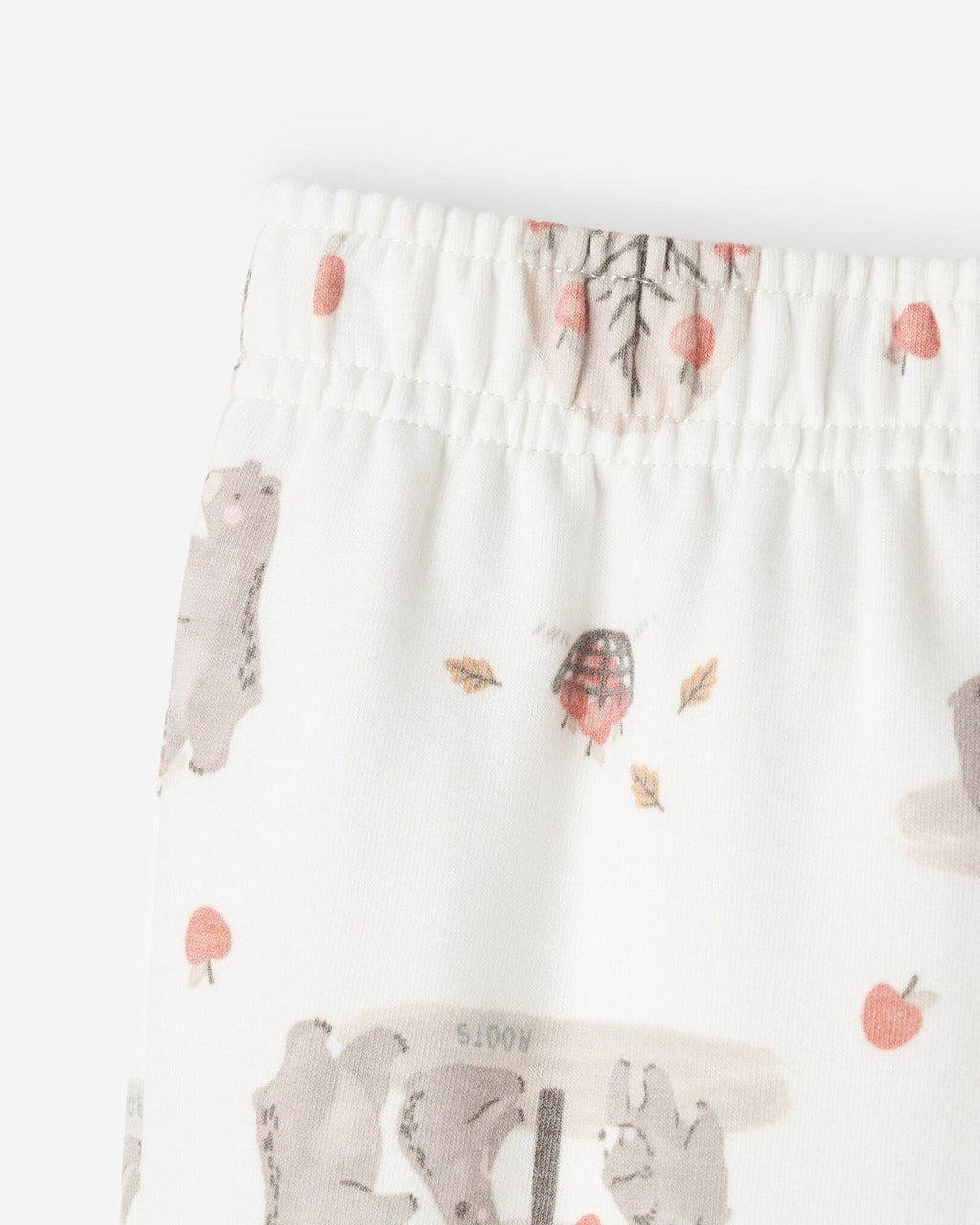 Baby Cozy Bear Sweatpant / EGRET