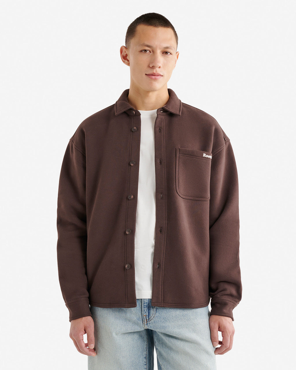 Cloud Fleece Shirt / BLACK COFFEE