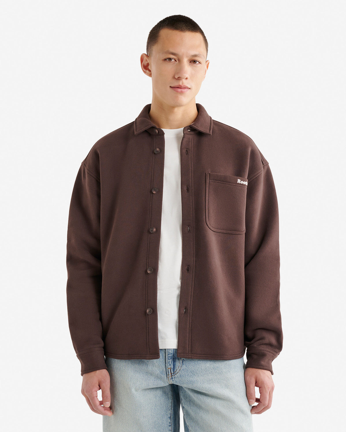 Cloud Fleece Shirt / BLACK COFFEE
