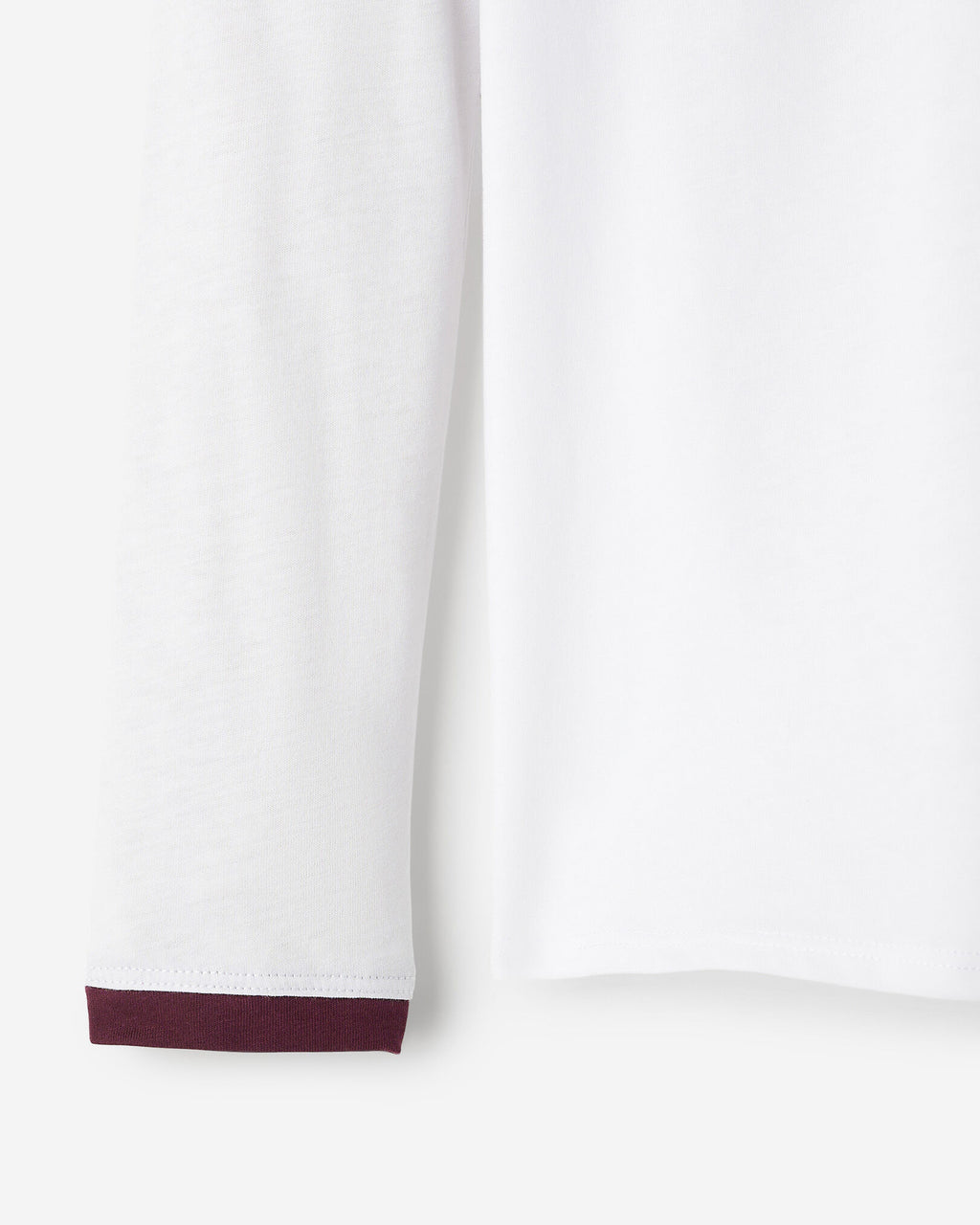 Girls Cooper Pop Relaxed Long Sleeve T-Shirt / WHITE