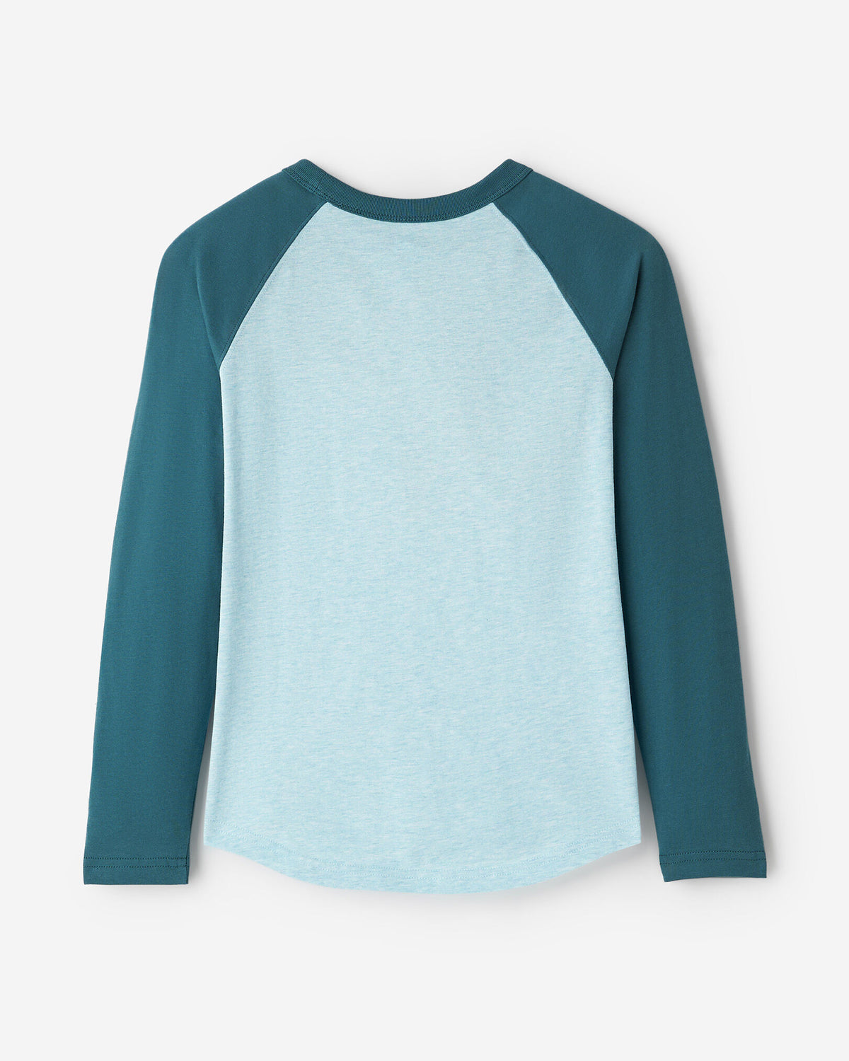 Kids Cooper Baseball Long Sleeve T-Shirt / OCEAN TEAL