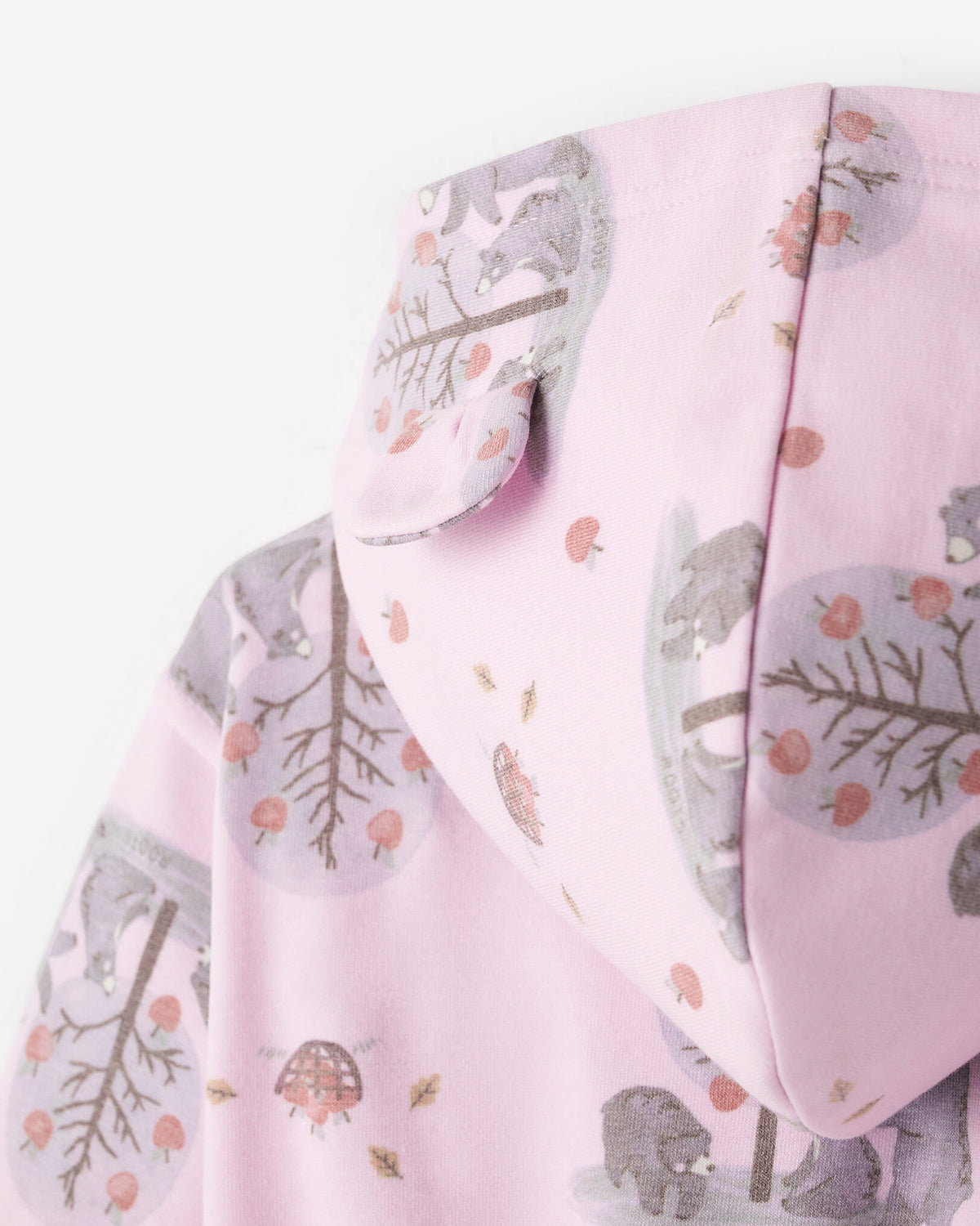 Baby Cozy Bear Full Zip Hoodie / PINK LAVENDER