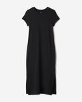 Renew Knit Short Sleeve Dress / BLACK