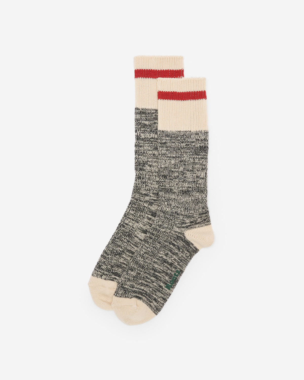 Adult Classic Cotton Cabin Sock / SALT & PEPPER