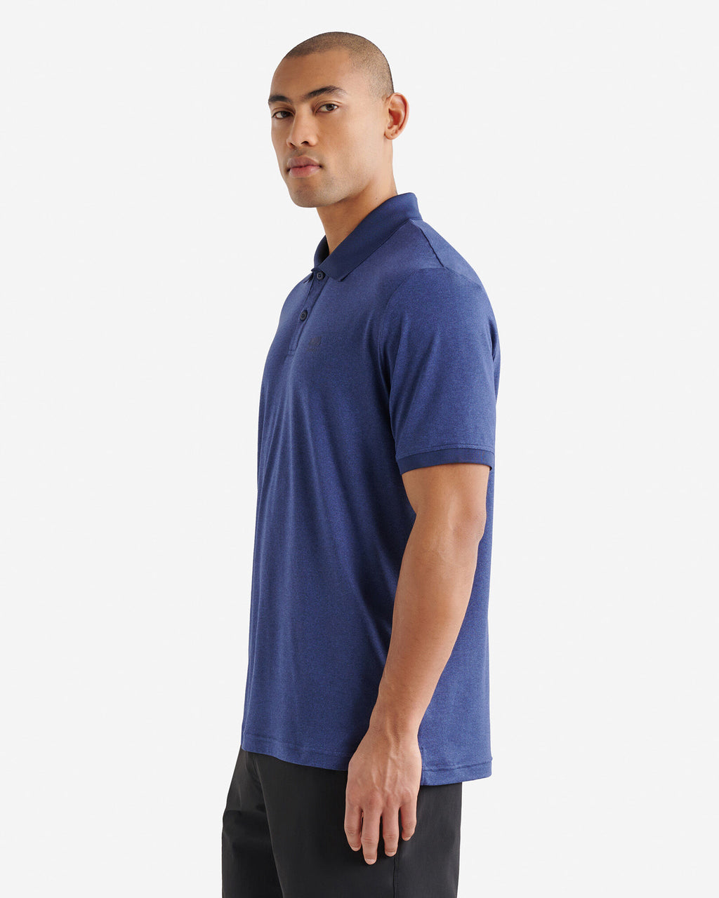 Renew Knit Polo / INDIGO INK PEPPER